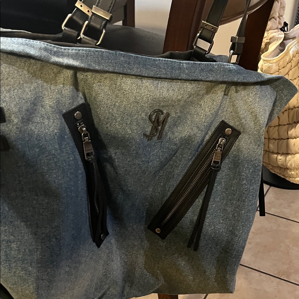 Stylish Denim Blue Steve Madden bag